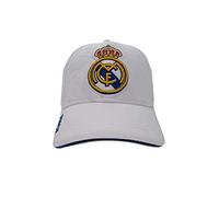 Gorra Real Madrid Junior Blanco Primer Equipo Nº 3 - Talla niño Ajustable