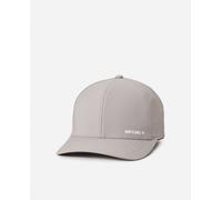 Gorra Rip Curl Vaporcool Phaser Flexfit con visera curva para hombre, color gris