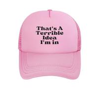 Gorra Running Esa Es Una Terrible Idea En La Que Estoy Moda Sombrero Transpirable Sombrero Verano para Hombre Running Dia del Padre