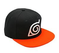 Gorra Snapback Naruto Shippuden Negra Y Naranja