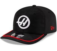 Gorra Snapback Stretch Del Equipo Haas F1 New Era 9Seventy Negra Camo