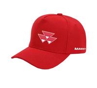 Gorra Snapback Unisex Estampada M.A.SS.EY FE.RG.US.ON Cómoda Y Transpirable Camionero Ideal para Climas Cálidos con Rendimiento Ajustable Béisbol Sencilla-HongSe||One_Size