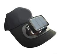 Gorra solar con protección UV y ajuste ajustable, gorra ligera y transpirable para deportes al aire libre, senderismo, playa, béisbol y (negro nuevo)
