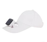 Gorra solar con protección UV y ajuste ajustable, gorra ligera y transpirable para deportes al aire libre, senderismo, playa, béisbol y (blanco)