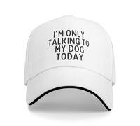 Gorra Solo Estoy Hablando con mi Perro Hoy para Hombre y Mujer, Ideal para Actividades al Aire Libre.