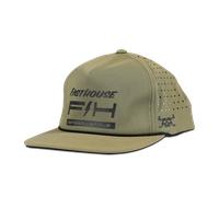 Gorra Tech Fasthouse Crown Low Profile OlivaTalla única Oliva