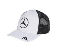 Adidas Unisex Adulto Mercedes - AMG Petronas Formula One Team Snapback Star Trucker Cap, White/Black, M