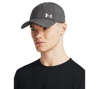 Under Armour Hombre ISO-Chill Velociti Ajustable, Gorra con Visera Curvada Ligera y Duradera, Gorra de Running Ajustable con Cierre autoadherenteCastlerock/Castlerock/Reflective,OSFM