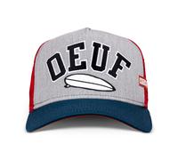 Gorra Trucker Ajustada Alta Oeuf Cap Gris/Vino Coastal HFT Surf Sport