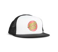 Gorra Trucker Clásica Dot Mesh Santa Cruz - Blanca/Negra