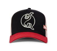Gorra Trucker Coastal HFT Yin Shaka Negra/Vino Basecap Meshcap Bordado Coastal