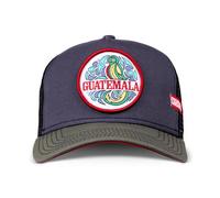Gorra Trucker Costera HFT Guatemala Marino/Oliva/Negro Gorra De Malla