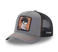 Gorra Trucker De Malla PREMIUM CAPSLAB X DBZ ULTIMATE GOHAN Gorra Base Gris