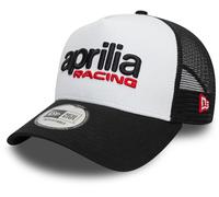 Gorra Trucker E-Frame Esencial Blanca/Negra New Era De Aprilia Racing
