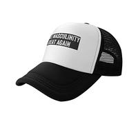 Gorra Trucker Hagamos Que La Masculinidad Vuelva A Ser Grandiosa Secado Rápido Gorra De Trabajo Transpirable Sombreros De Pesca para Hip Hop Correr Mujeres