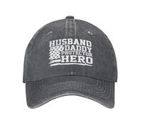 Gorra Trucker Marido, Papá, Protector, Héroe Gorra Dad Cómoda Casuales Gorras De Béisbol para Hombre Exteriores Senderismo