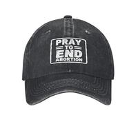 Gorra Trucker Oremos para Poner Fin Al Aborto La Cruz De Cristo Bendice A Los Pro Vida Gorra Deportiva Moda Transpirable Gorras De Béisbol para Hombre Golf Mujer