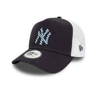 Gorra Trucker Seasonal Infill para hombre New Era ~ New York Yankees negro azul