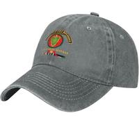 Gorra Trucker Veteran De La 24.ª División De Infantería En La Operación Tormenta del Desierto Unisex Gorras Vaquera Vintage Snapback Cap Secado Rápido Gorras Hip Hop para Aire Libre Golf Verano