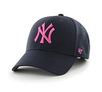 Gorra unisex de los New York Yankees, marca '47 Azul Navy/Pink Talla única