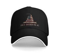 Gorra Unisex de Navidad Don't Tread On Me Gorra de Béisbol Poliéster Don't on Rattle Snake Gadsden Flag Sun Sun Ajuste Regalo de Moda veraniega