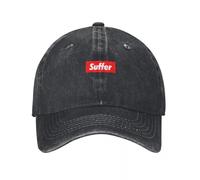 Gorra Unisex para el Sol Logo de sufrirCamiseta clásica Gorra de béisbol Gorro de papá de Golf Gorro de diseñador de Rugby Visera de Playa para Mujer Regalo para Hombres