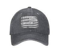 Gorra Vaquera con diseño de Foxtrot, Delta y Tango de la Libertad y la Democracia