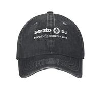 Gorra Vaquera Serato DJ Live Graphic Loose Durable for All Seasons Gorra de béisbol Femenina
