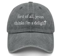 Gorra Verano Malla En Primer Lugar, Jesús Piensa Que Soy Una Delicia. Lavable Gorras De Béisbol Transpirable Gorra para Tenis Running Acampada