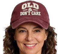 Gorra Vintage “Viejo Y Importa”, Modelo Ajustable Unisex Estilo Trucker, Tejido Sarga 55-60cm Visera Protección Solar para Correr Senderismo Viaje Exterior