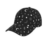 Gorra Viseras Ocultismo Gótico Ajustable Baseball Cap Transpirable Gorra Béisbol para Mujeres Verano Golf