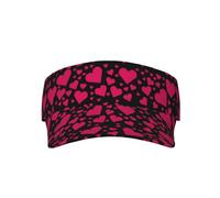 Gorra Viseras Patrón De Corazones De Amor Unisex Gorra Ligereza Sombreros De Pesca para Golf Mujeres Deportiva