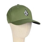Gorra Volcom Full Stone Flexfit Color Verde Brolive Algodón Ajustada S/M L/XL