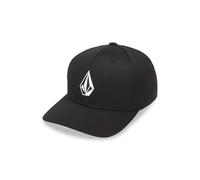 Gorra Volcom Full Stone Flexfit negra de 6 paneles para hombre