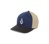 Gorra Volcom Full Stone Heather Flexfit azul de 6 paneles para hombre