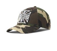 Gorra West Coast Choppers OG Cross Ripstop Roundbill Camuflaje de bosqueTalla única Camuflaje de bosque