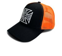 Gorra West Coast Choppers OG Trucker Negro/NaranjaTalla única Negro,Naranja