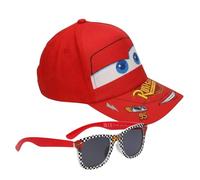 Gorra y Gafas de Sol Cars para Niños y Niñas - Accesorios Infantiles para el Verano, Protege del Sol, Ideal para Playa, Piscina y Actividades al Aire Libre, Diseño Divertido y Cómodo