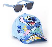 Gorra y Gafas de Sol Disney Set Infantil Original para Niñ@s Unisex - Gorra y Gafas Disney Accesorios Verano Protección UV Ajustable