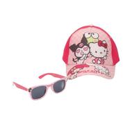 Gorra y Gafas de Sol Hello Kitty Set Niños Original - Gorra Infantil Ajustable y Gafas de Sol UV400 Protección Solar Diseño Hello Kitty, Complementos Verano Niño y Niña para Playa y Piscina