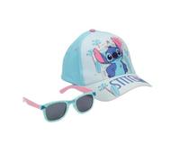 Gorra y Gafas de Sol Stitch Set Niños Original - Gorra Infantil Ajustable y Gafas de Sol UV400 Protección Solar Diseño Stitch, Complementos Verano Niño y Niña para Playa y Piscina