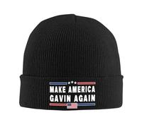 Gorras Beanie De Punto ¡Hagamos Que Estados Unidos Vuelva A Ser Divertido! Newsom, Presidente En 2028 Suave Gorro Invierno Unisex Sombreros De Invierno para Corriendo Hombre Mujer