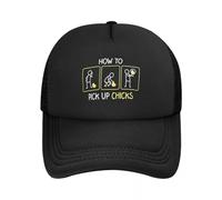 Gorras béisbol Cuatro Estaciones Hombres y Mujeres Cómo Recoger pollitas y me Importa una Mierda El medidor está vacío Sombrero 2025