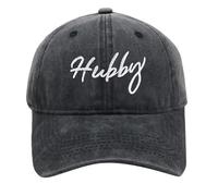 Gorras bordadas para tío, tía y mamá, gorra de béisbol negra (negro, M)