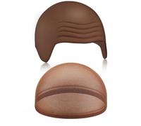 Gorras calvas con red para el pelo, pelucas de maquillaje para Halloween, pelucas falsas, accesorios de disfraces, niños, adultos, hombres, mujeres, mujeres, hombres, Halloween