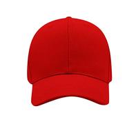 Gorras casuales de verano para hombre y mujer, sombreros locales, rosso, Talla única