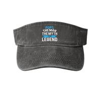 Gorras de algodón con visera deportiva Pops The Man The Myth The Legend