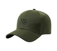Gorras de béisbol ajustables para papá para hombres y mujeres, color blanco, talla, Verde tirando a negro, Talla única