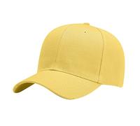Gorras de béisbol bordadas para hombre y mujer, gorras de béisbol para correr, entrenar y actividades al aire libre, gorras de béisbol logísticas, amarillo, Talla única