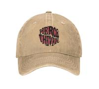 Gorras de béisbol con Logo Rojo Pierce The Veil Denim Desgastado Lavado Gorra de música Rock para Todas Las Estaciones Viaje Gorra Suave desestructurada